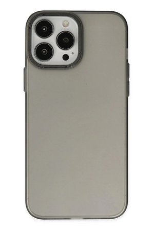Mey İthalat®  iPhone 14 Pro Max Kılıf Modos Metal Kapak - Siyah