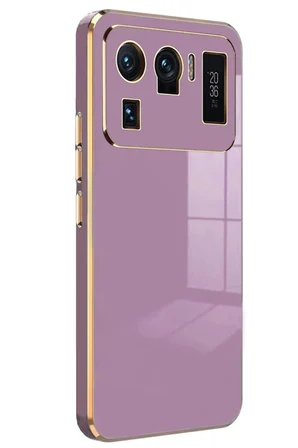Mey İthalat®   Mi 11 Ultra Kılıf Volet Silikon - Mor