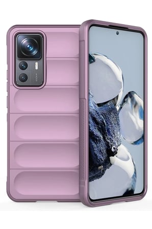 Mey İthalat®   Mi 12T Pro Kılıf Optimum Silikon - Mor