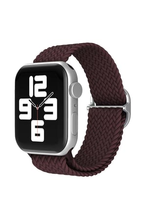 Mey İthalat®  Watch 20mm Star Kordon - Mürdüm