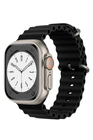 Mey İthalat®   Watch 38mm Ocean Kordon - Siyah