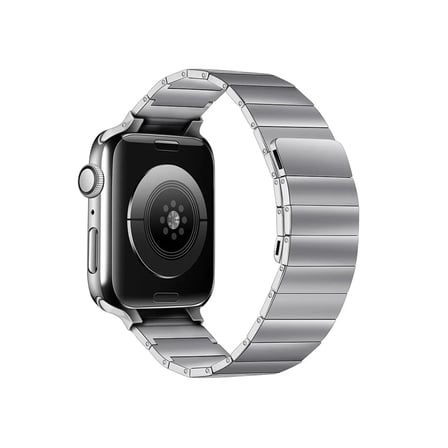 Mey İthalat®   Watch 38mm KR404 Huks Kordon - Gümüş
