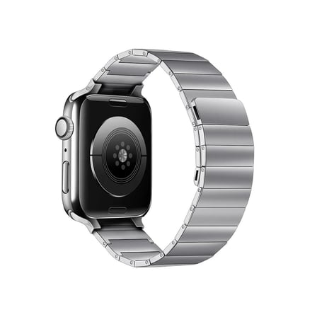 Mey İthalat®   Watch 38mm KR404 Huks Kordon - Gümüş