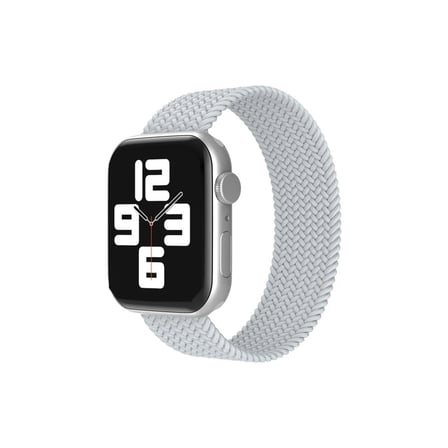 Mey İthalat®   Watch 38mm Ayarlı Solo Silikon Kordon - Beyaz