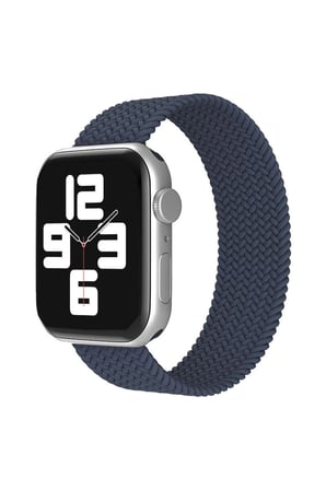 Mey İthalat®   Watch 38mm Ayarlı Solo Silikon Kordon - Lacivert