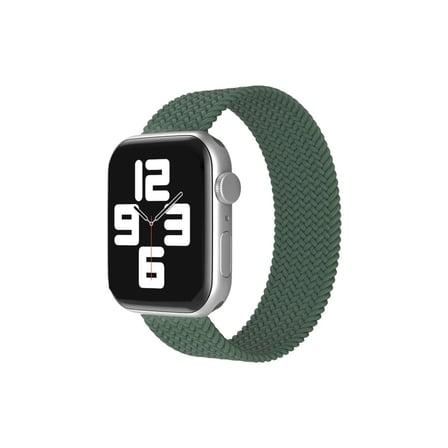Mey İthalat®   Watch 38mm Ayarlı Solo Silikon Kordon - Haki Yeşil