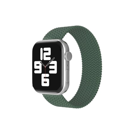 Mey İthalat®   Watch 38mm Ayarlı Solo Silikon Kordon - Haki Yeşil