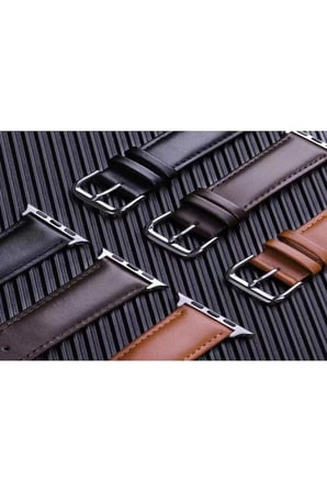 Mey İthalat®   Watch 42mm NL26 Deri Kordon - Kahverengi