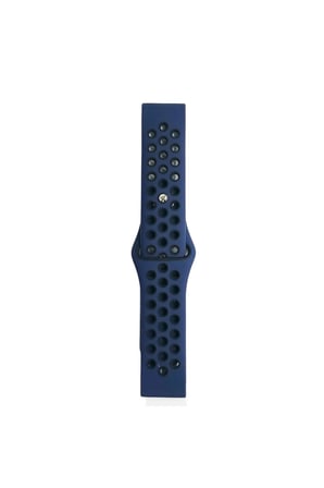 Mey İthalat®  Watch 22mm Spor Delikli Kordon - Lacivert-Siyah