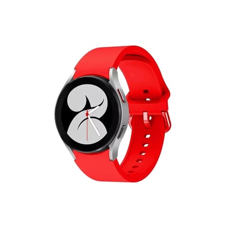 Mey İthalat®  Samsung Galaxy Watch 4 Klasik Kordon - Kırmızı