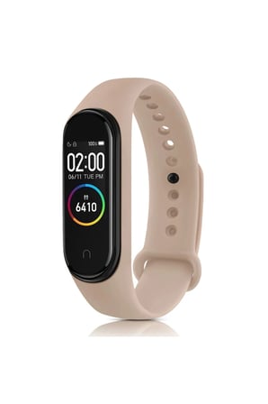 Mey İthalat®   Mi Band 7 Klasik Kordon - Pudra