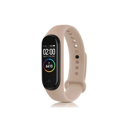 Mey İthalat®   Mi Band 7 Klasik Kordon - Pudra