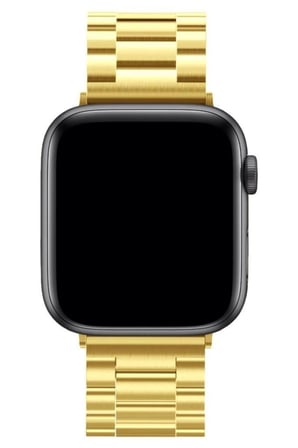 Mey İthalat®   Watch 42mm Metal Baklalı Kordon - Gold