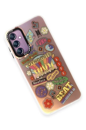 Mey İthalat®  Samsung Galaxy A24 4G Kılıf Estoril Desenli Kapak - Estoril - 14