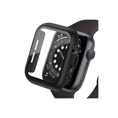 Mey İthalat®   Watch Ultra 49mm Camlı Kasa Ekran Koruyucu - Siyah