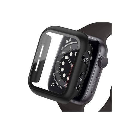 Mey İthalat®   Watch Ultra 49mm Camlı Kasa Ekran Koruyucu - Siyah