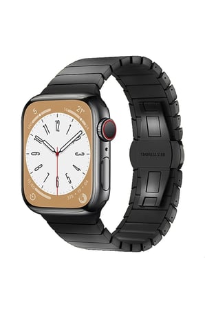 Mey İthalat®   Watch 38mm KR413 Fine Steel Kordon - Siyah