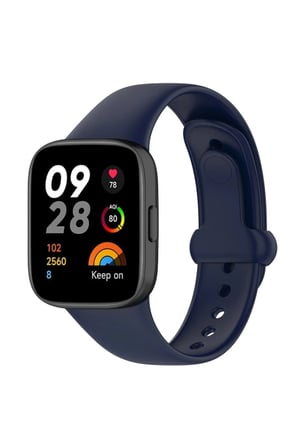 Mey İthalat®   Redmi Watch 3 Origin Silikon Kordon - Lacivert