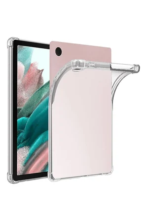 Samsung Galaxy Tab A9 Plus Kılıf Anti Shock Tablet Silikon - Şeffaf