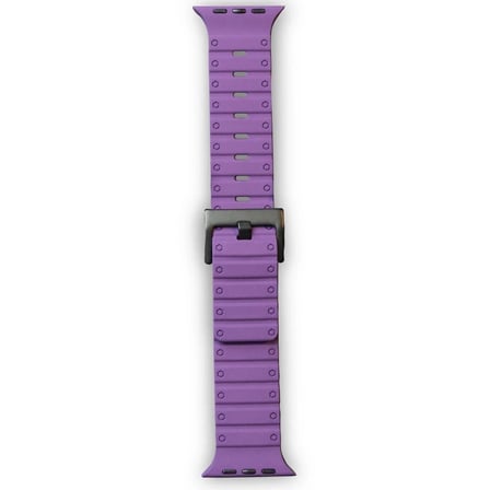 Mey İthalat®   Watch 42mm Magnus Mıknatıslı Silikon Kordon - Mor
