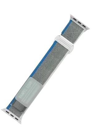 Mey İthalat®   Watch 42mm Alice Kumaş Kordon - Mavi-Gri