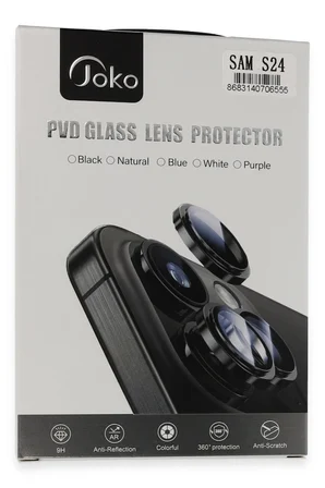 Mey İthalat®  Samsung Galaxy S24 PVD Metal Kamera Lens - Gold