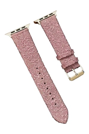Mey İthalat®   Watch 42mm Creeper Desenli Kordon - Rose Gold
