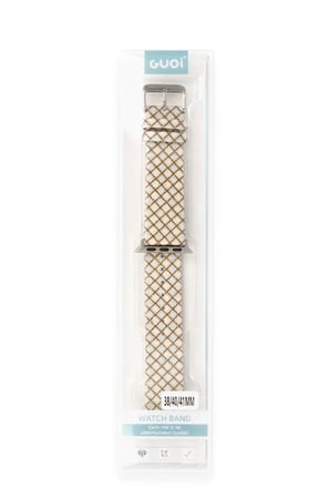 Mey İthalat®   Watch 42mm Karo Motif Kordon - Mavi