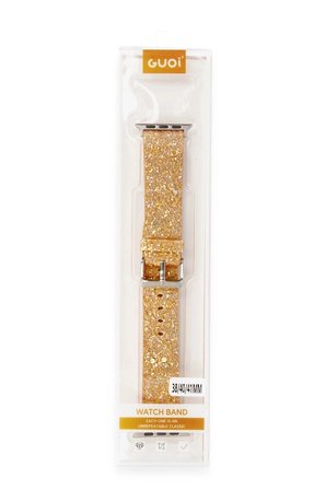 Mey İthalat®   Watch 38mm Starry Taşlı Kordon - Pudra