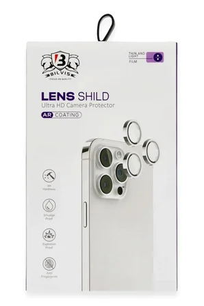 Mey İthalat®  iPhone 16 Pro Max Bilvis Titan Kamera Lens - Siyah