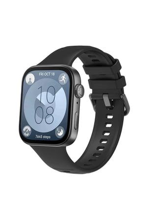Mey İthalat®  Huawei Watch Fit 3 Klasik Kordon - Siyah