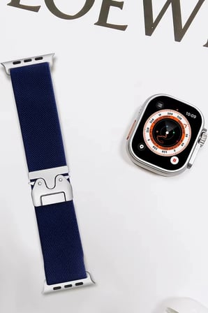 Mey İthalat®   Watch 42mm Forest Kumaş Kordon - Lacivert