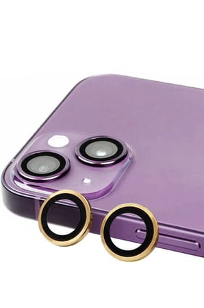 Mey İthalat®  iPhone 15 Raze Metal Kamera Lens - Sarı