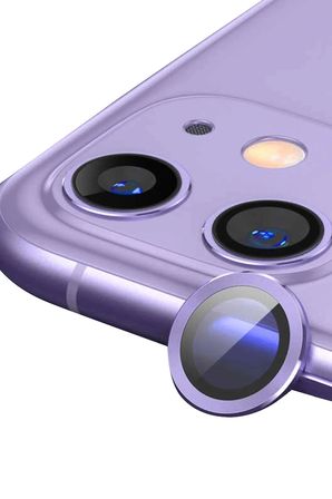 Mey İthalat®  iPhone 11 Raze Metal Kamera Lens - Mor