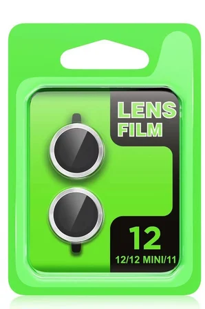 Mey İthalat®  iPhone 12 Raze Metal Kamera Lens - Mavi