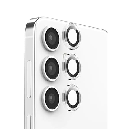 Mey İthalat®  Samsung Galaxy S25 Raze Metal Kamera Lens - Gümüş