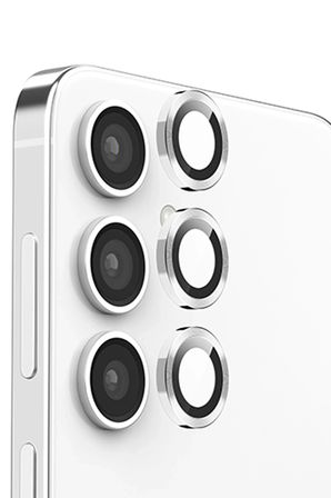 Mey İthalat®  Samsung Galaxy A16 5G Raze Metal Kamera Lens - Gümüş