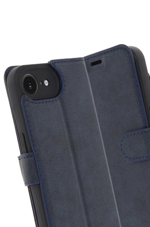 Mey İthalat®  iPhone 16E Kılıf Trend S Plus Kapaklı Kılıf - Lacivert