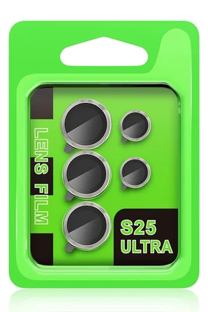 Mey İthalat®  Samsung Galaxy S25 Ultra Raze Metal Kamera Lens - Natural Grey