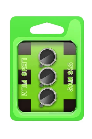 Mey İthalat®  Samsung Galaxy S25 Plus Raze Metal Kamera Lens - Lacivert-Mavi