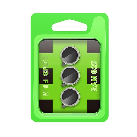 Mey İthalat®  Samsung Galaxy S25 Plus Raze Metal Kamera Lens - Lacivert-Mavi