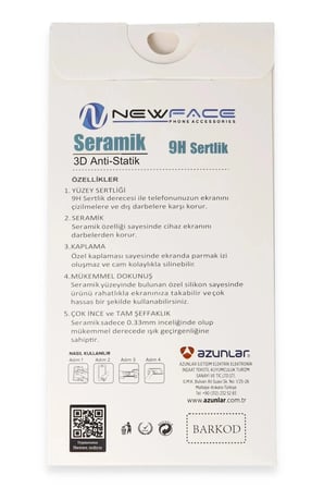 Mey İthalat®  iPhone 17 Air 3D Antistatik Seramik Nano Ekran Koruyucu
