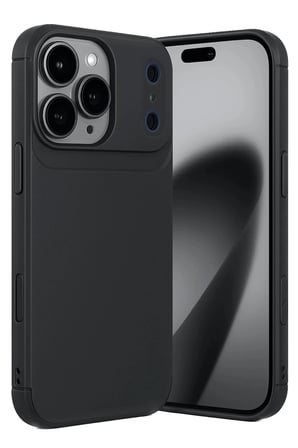 mey i̇thalat®   iphone 17 pro auto focus karbon kapak - siyah