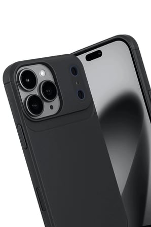 mey i̇thalat®   iphone 17 pro auto focus karbon kapak - siyah