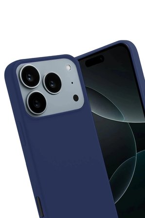 Mey İthalat®   iPhone 17 Pro First Silikon - Lacivert
