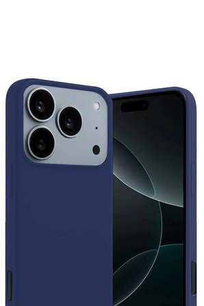 Mey İthalat®   iPhone 17 Pro First Silikon - Lacivert