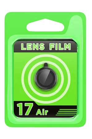 Mey İthalat®   iPhone 17 Air Raze Metal Kamera Lens - Siyah