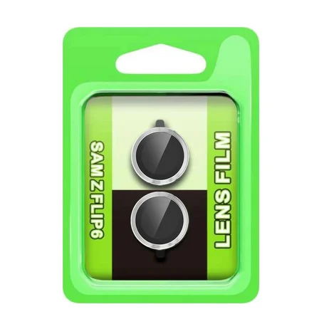 Mey İthalat®  Samsung Galaxy Z Flip 6 Raze Metal Kamera Lens - Gümüş
