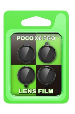 Mey İthalat®   Poco X6 Pro Raze Metal Kamera Lens - Siyah