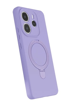Mey İthalat®   Redmi Note 14 4G Regal Magsafe Standlı Kapak - Lila